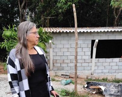 Mais um exemplo da Vereadora acompanhando a reforma da Zoonoses